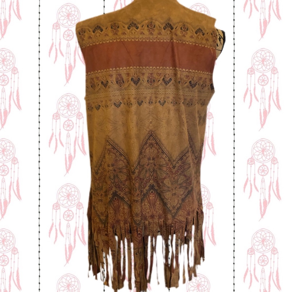 Reba fringe vest